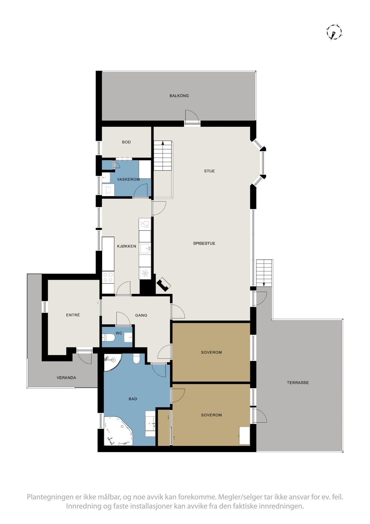 Planskisse 1.etasje. Galleribilde