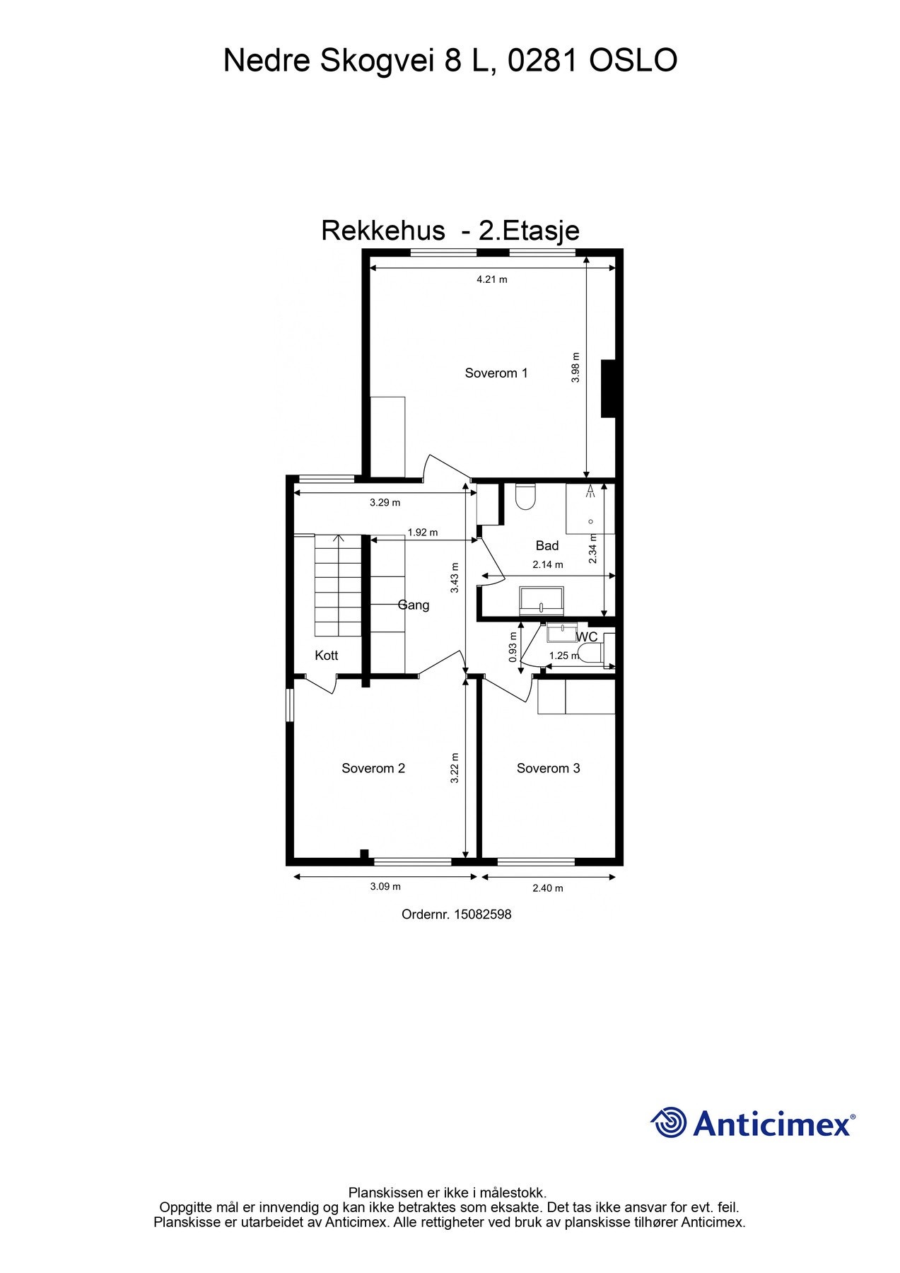 Planskisse 2.etg Galleribilde