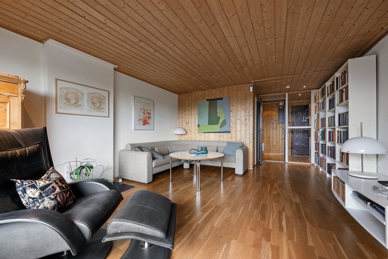 Kjellerstuen er perfekt som f.eks. Tv-stue. Galleribilde