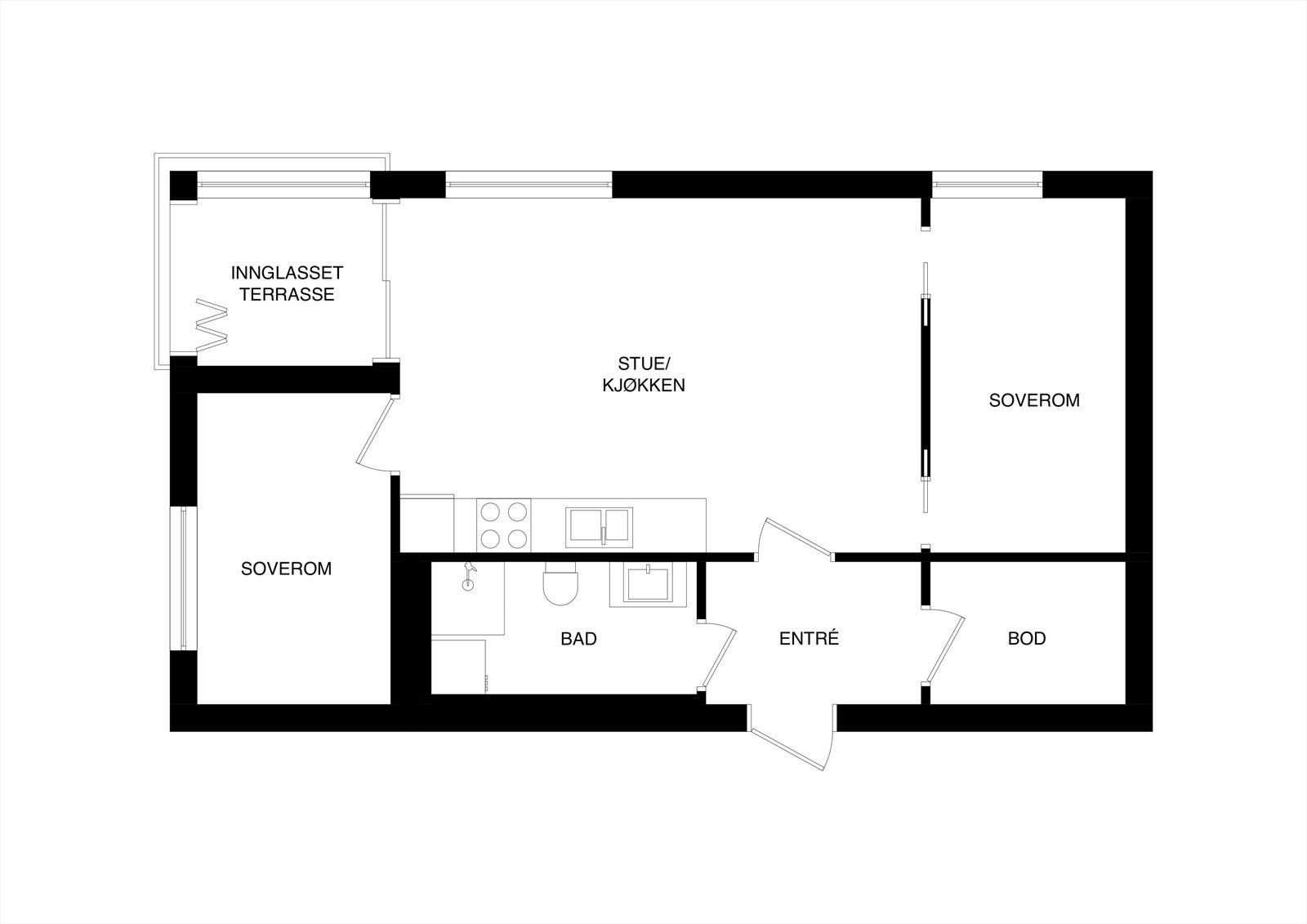 Plantegning. Galleribilde