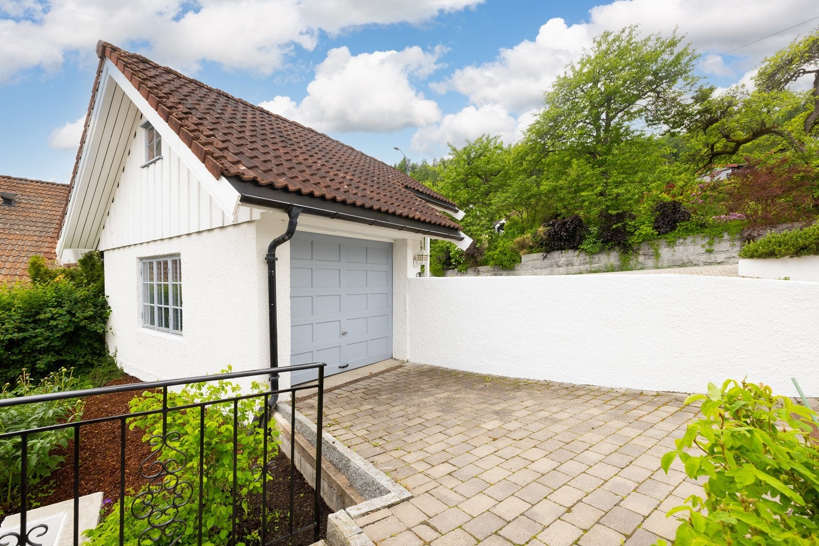 Garasjen ble oppført i 1987. Galleribilde