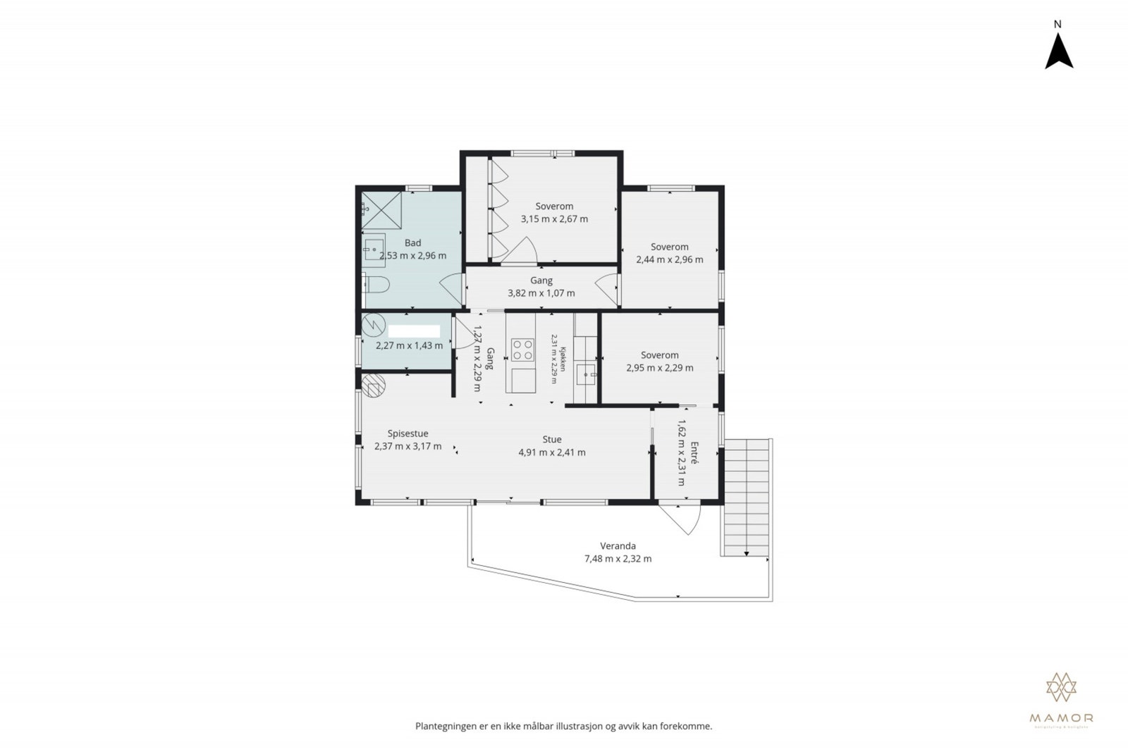 Plantegning Galleribilde