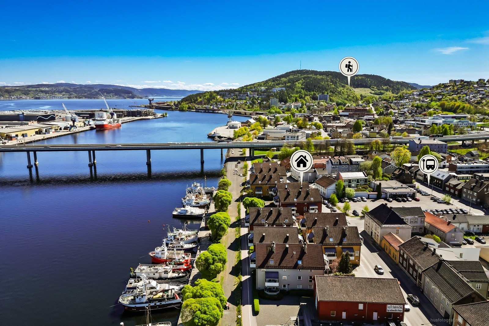 Nærhet til både byliv og turområder. Galleribilde