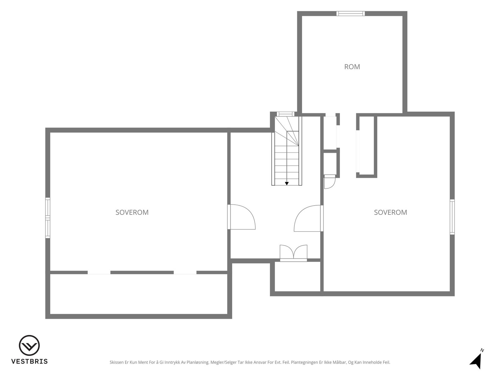 Loft - plantegning Galleribilde