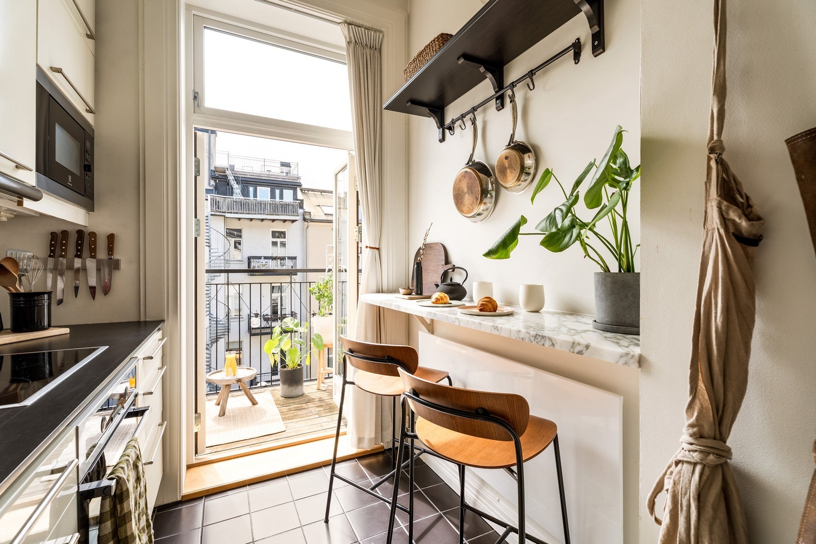 En smart barløsning gir en hyggelig frokostplass. Galleribilde
