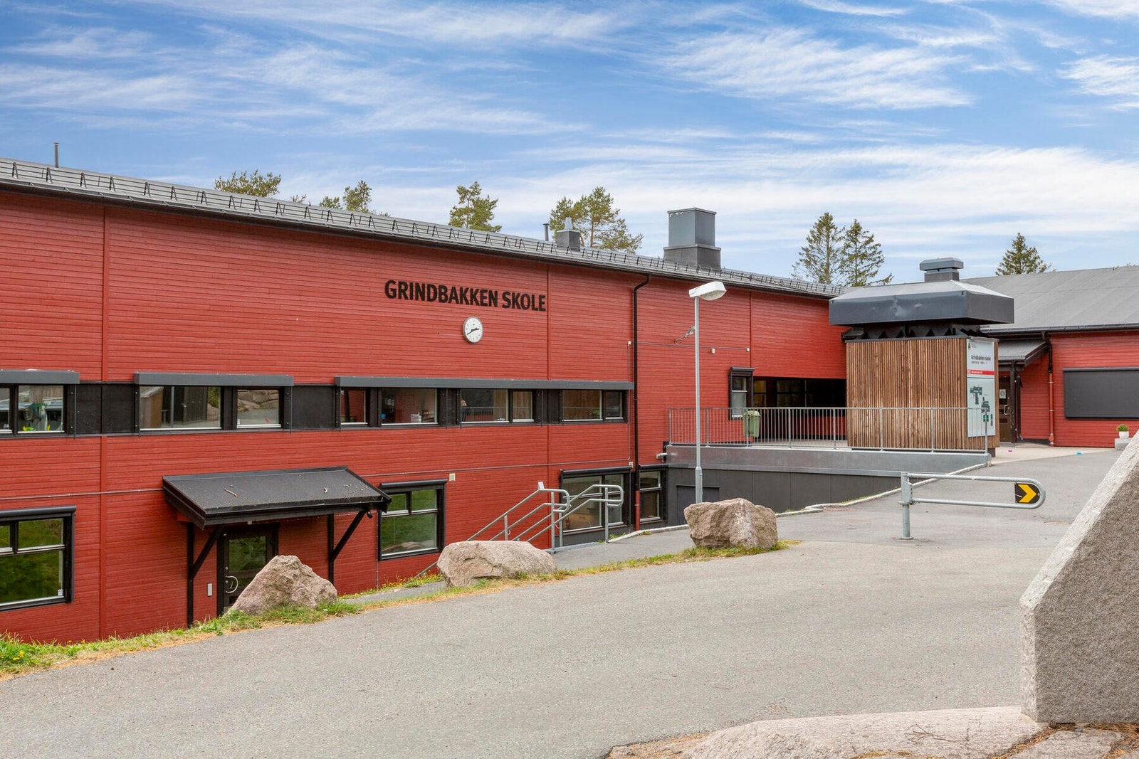 Eiendommen sogner til Grindbakken som er nærmeste barneskole. Galleribilde