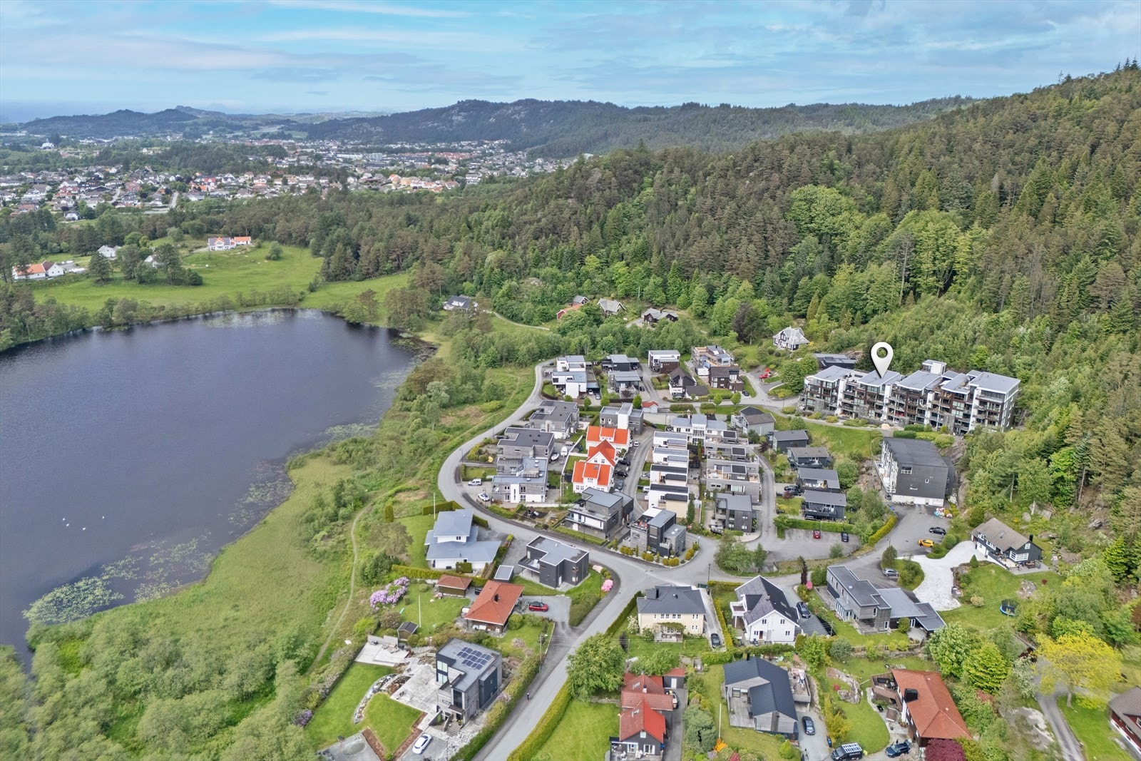 Dronebilde. Galleribilde