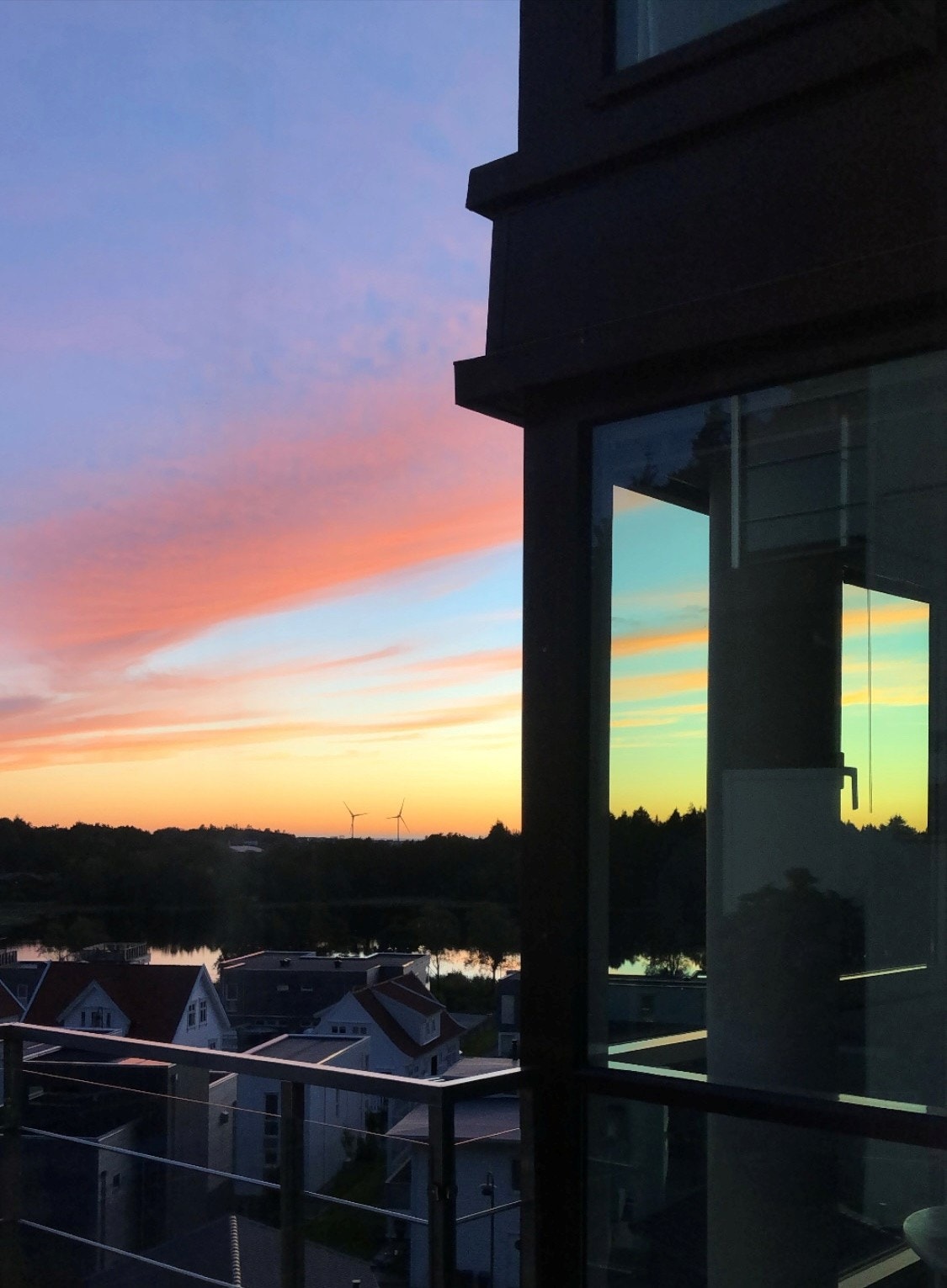 Solnedgang. Galleribilde