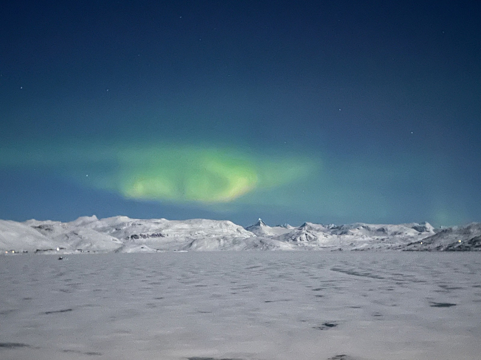 Nordlys over Uranostind Galleribilde