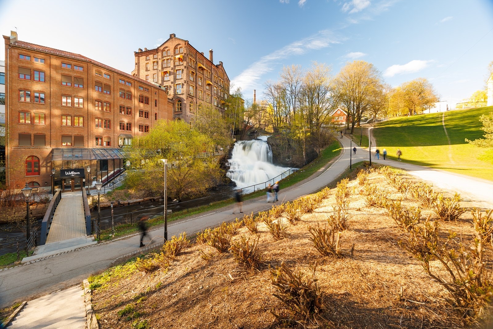 Like ved boligen finner du Vøyenfallene og Akerselva, perfekt for en fin joggetur langs vannet. Galleribilde