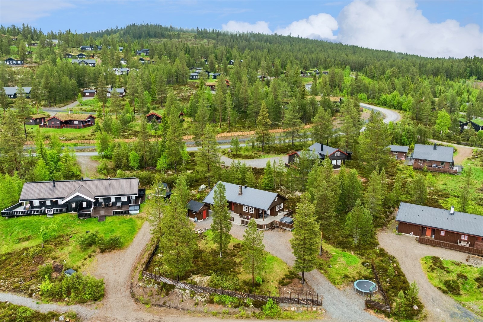 Furutangen er et veletablert hytteområde med kort vei til både langrennsløyper og Furutangen skisenter. Galleribilde