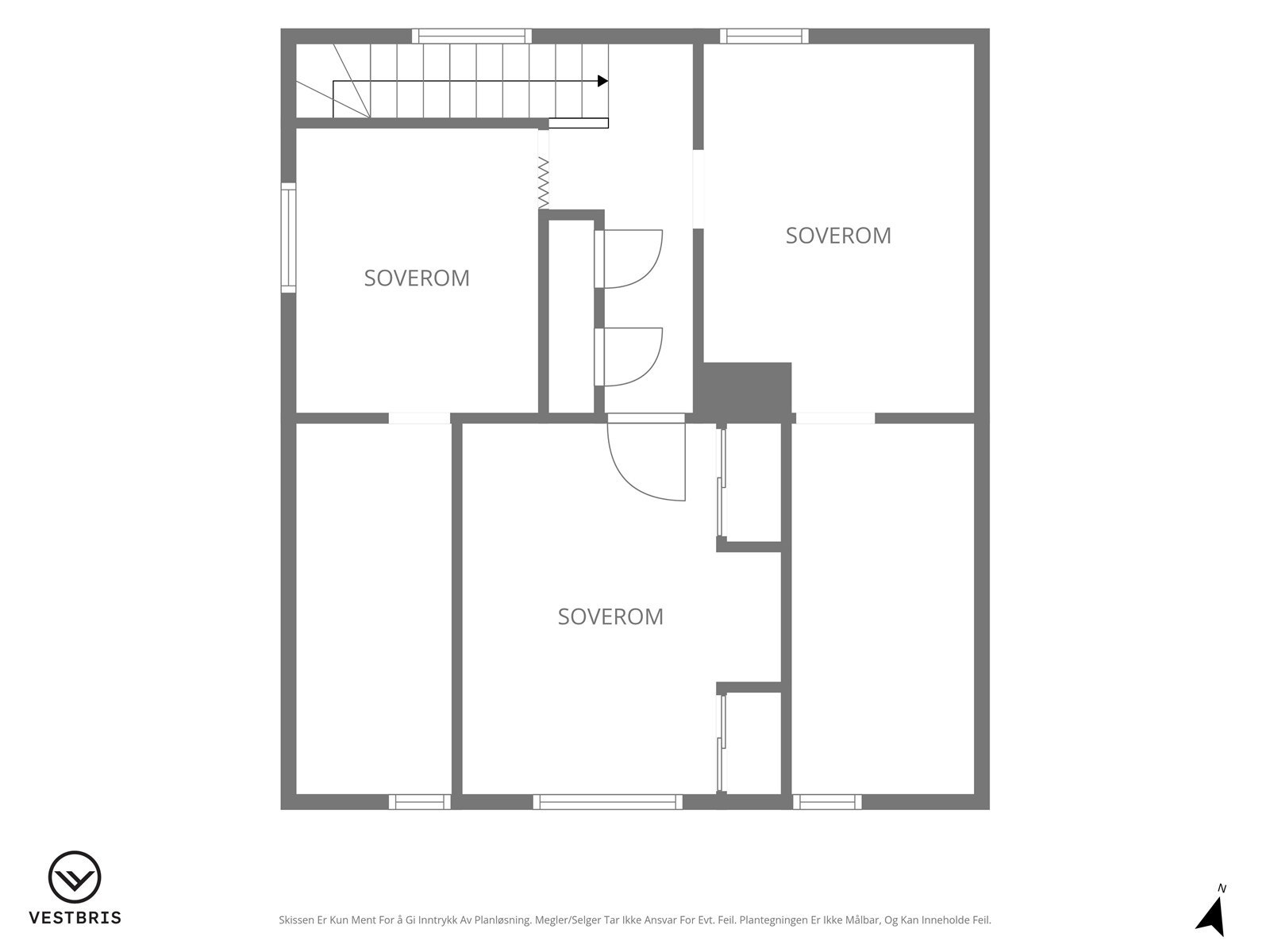 Plantegning - Loftsetasjen Galleribilde