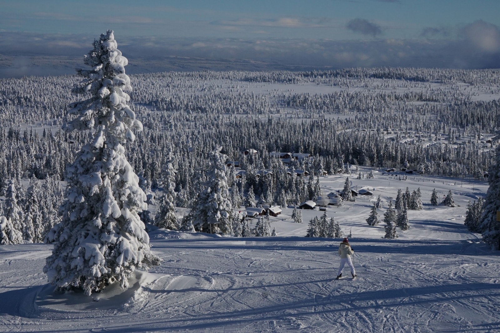 Fra skianlegget på Budor Galleribilde