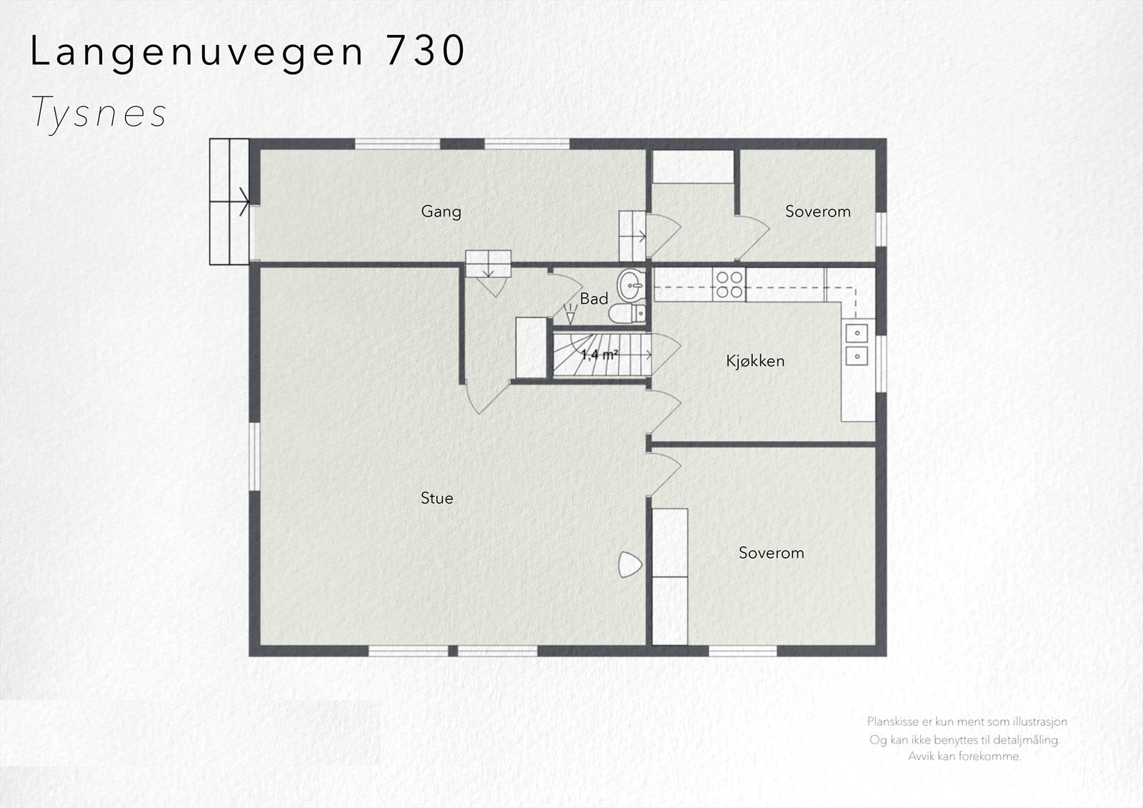Planskisse | Hovedetasje Galleribilde