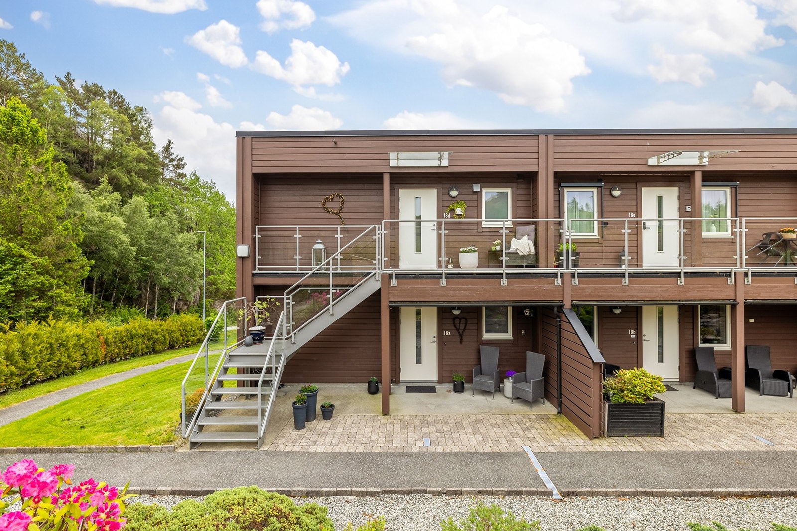 Fellesområdet er pent opparbeidet. Galleribilde