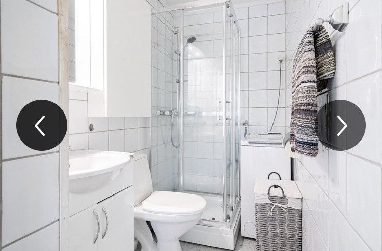 Baderom inkl. vaskemaskin Galleribilde