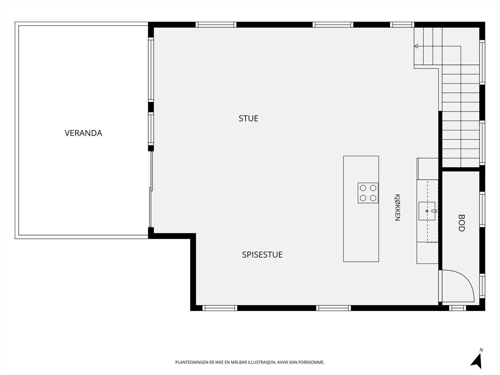 Plantegning 2ETG Galleribilde