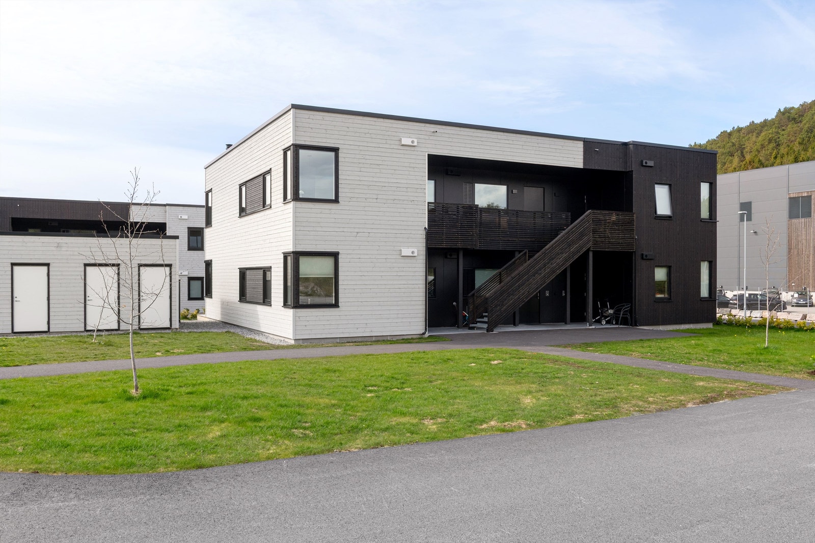 Det nye, barnevennlige boligområdet på Revahaugen er uten gjennomgangstrafikk. Galleribilde