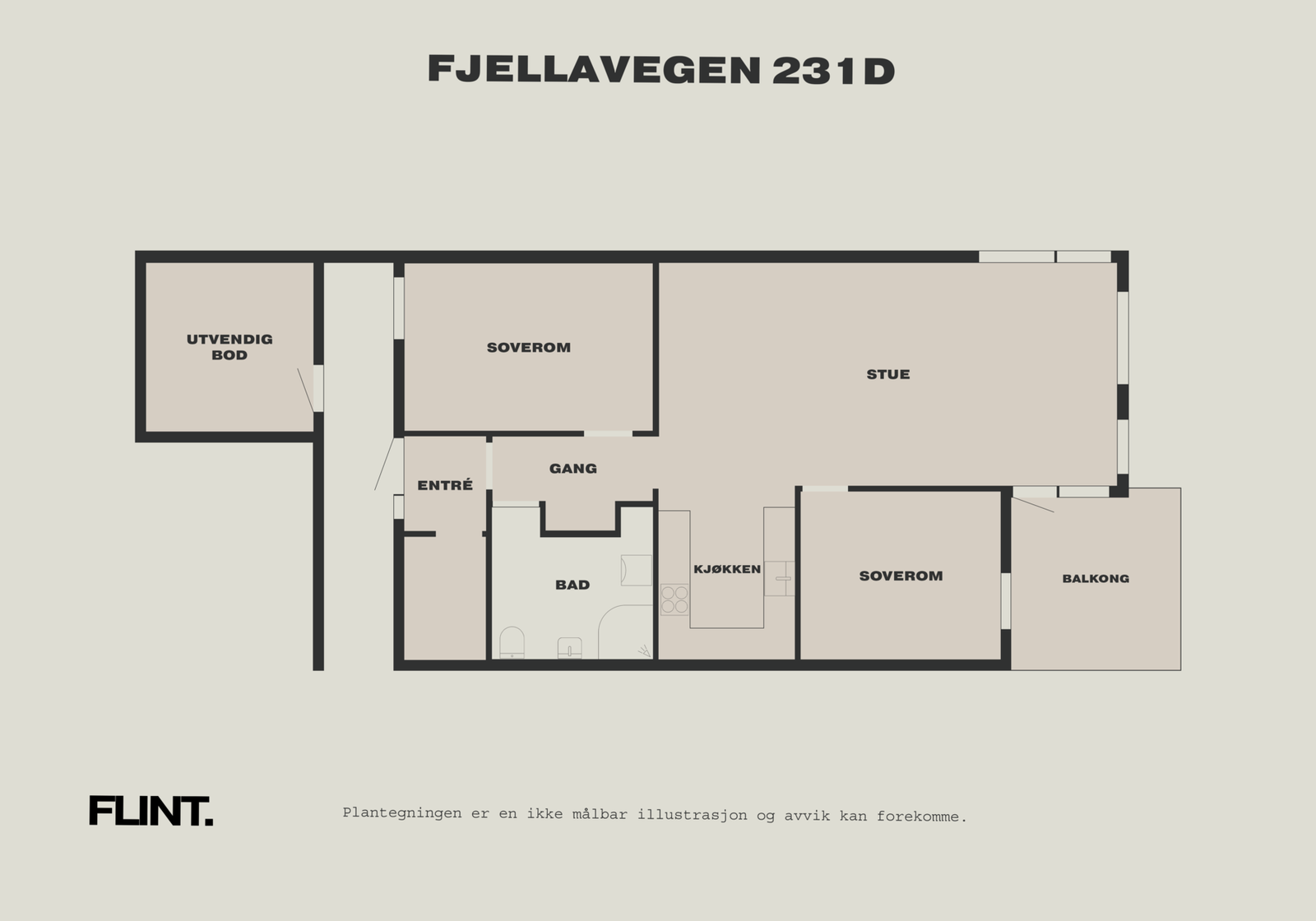 Plantegning Galleribilde
