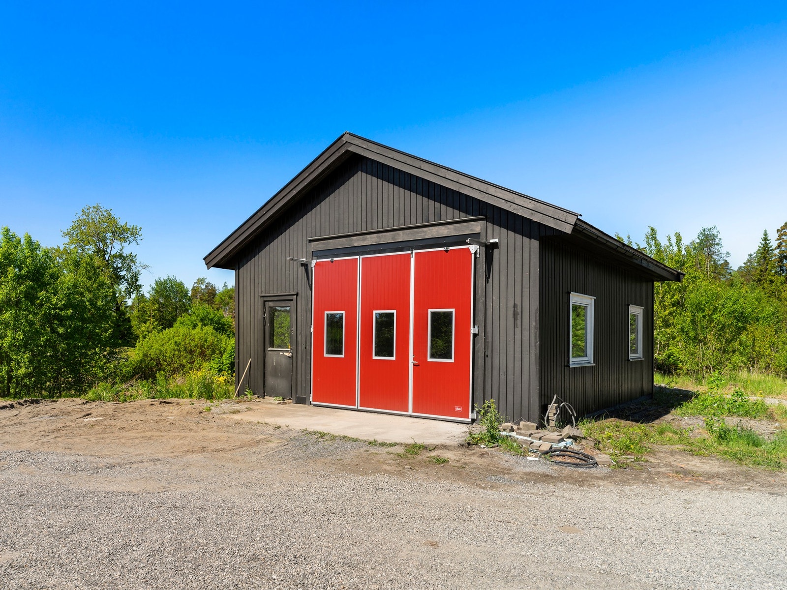 Vognskjul. Galleribilde