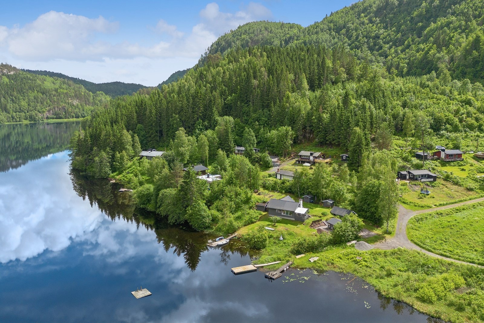 Området byr på flotte turmuligheter i skog og mark. Galleribilde