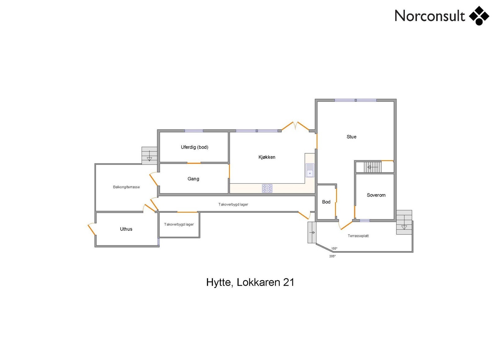 Planskisse Galleribilde