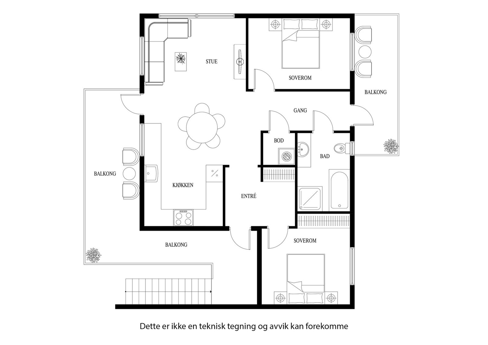 Plantegning Galleribilde