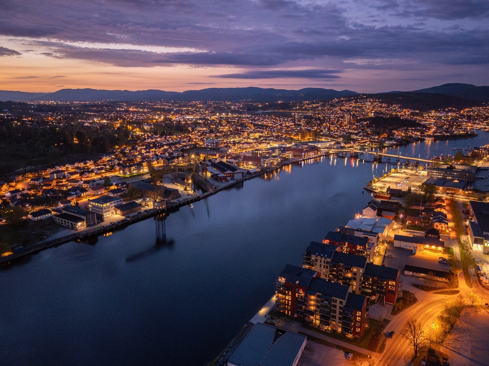 Kveldsstemning Galleribilde