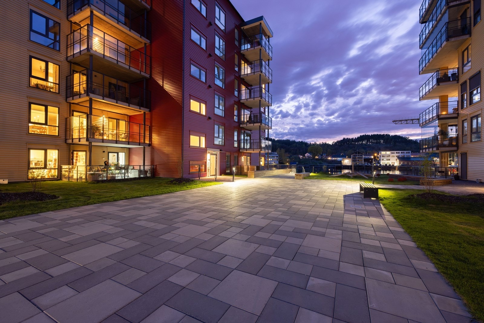 Kveldsstemning Galleribilde