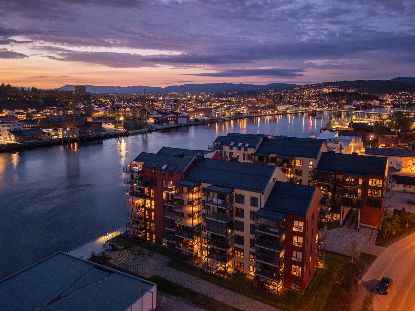 Kveldsstemning Galleribilde