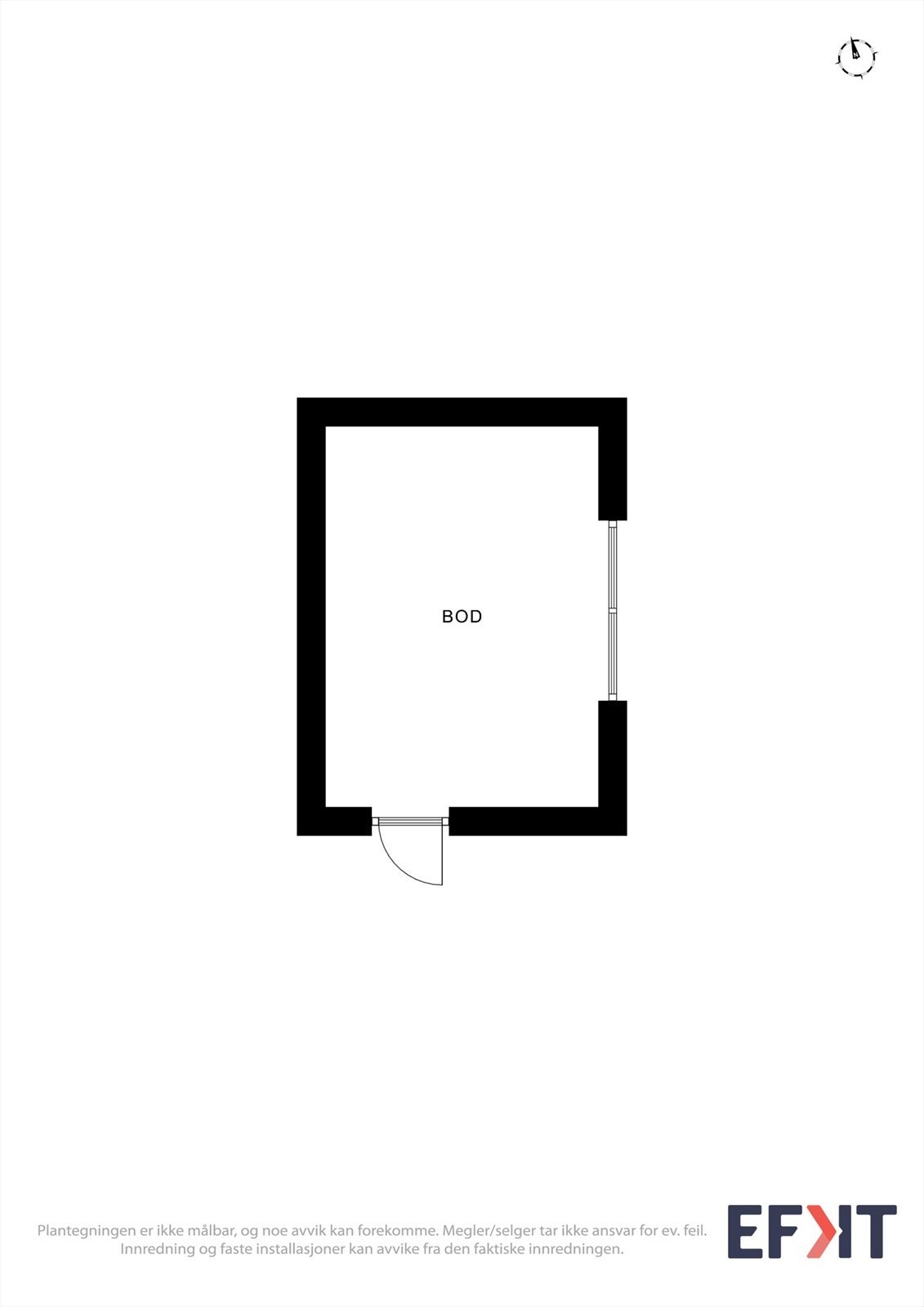 Det separate uthuset på 14 m² gir rikelig med plass til oppbevaring av ski, ved og utstyr. Galleribilde
