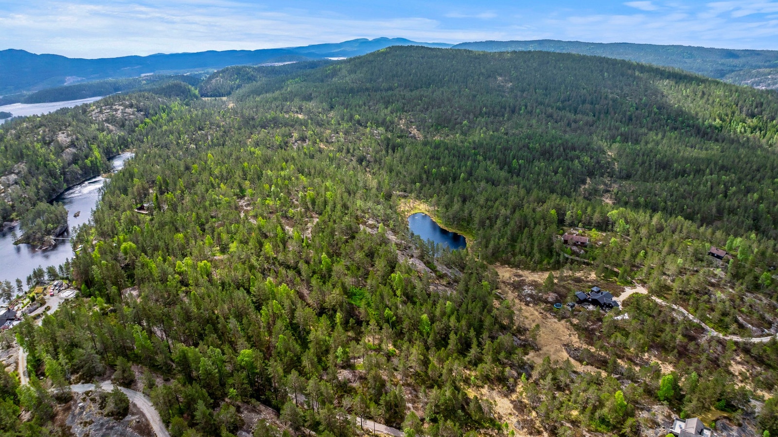Området ligger vet Borvatn Galleribilde