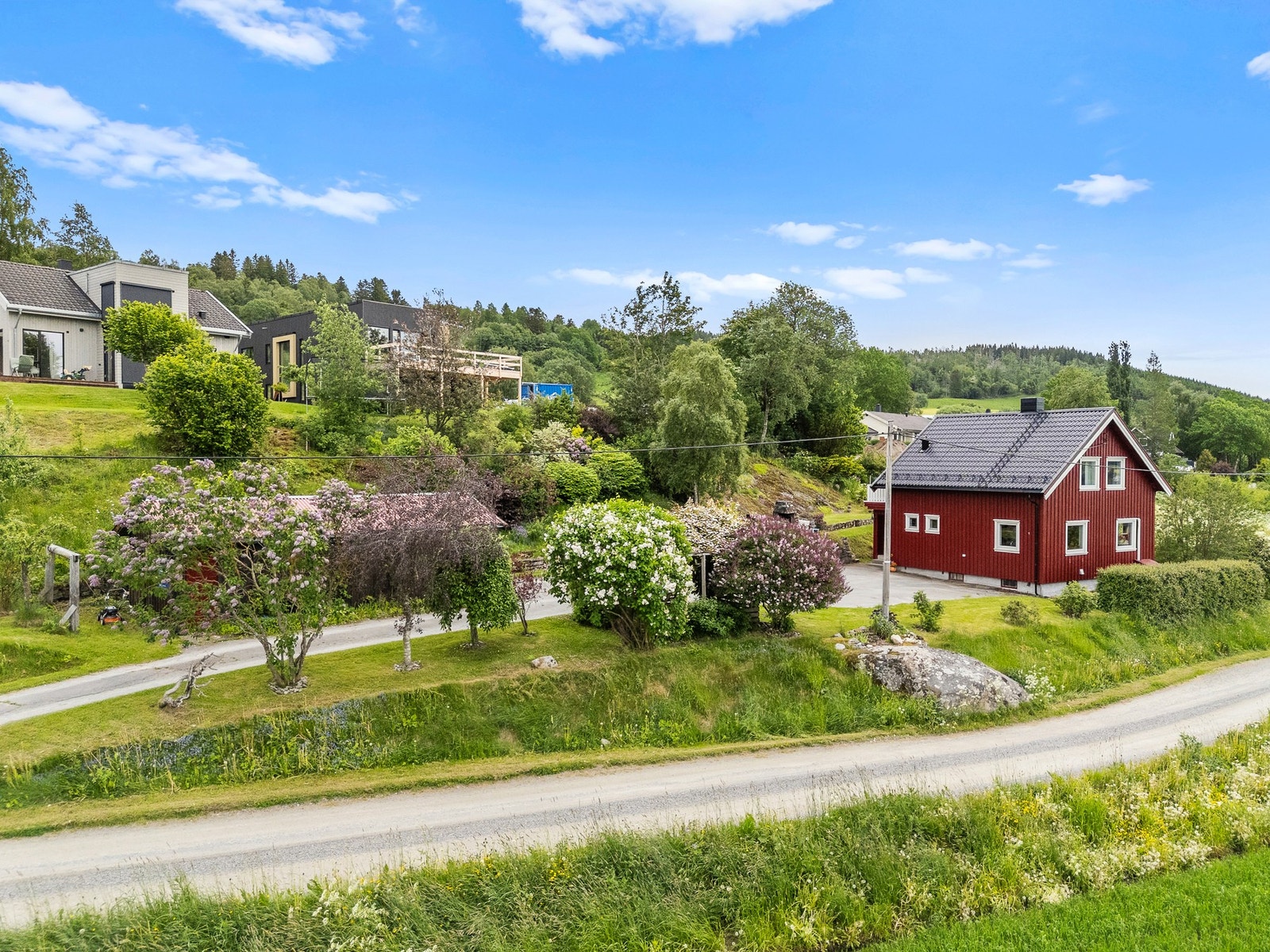 Flott opparbeidet tomt. Galleribilde