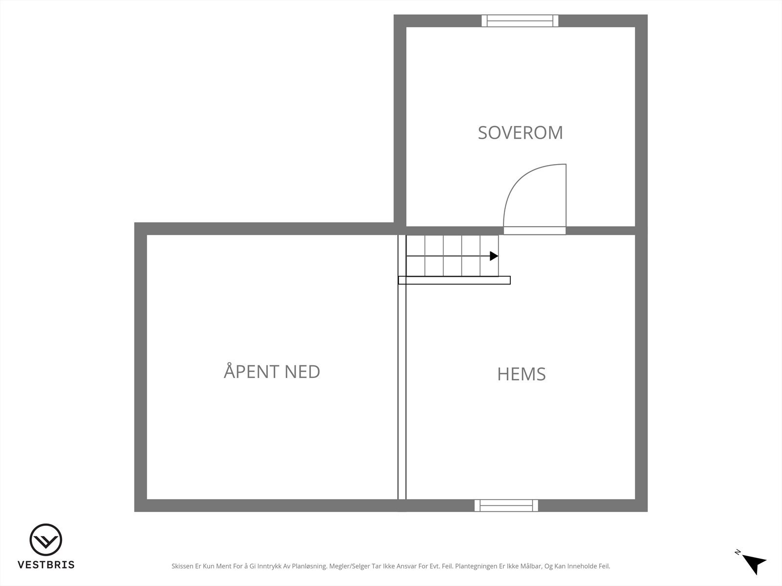 Plantegning - Hems. Galleribilde