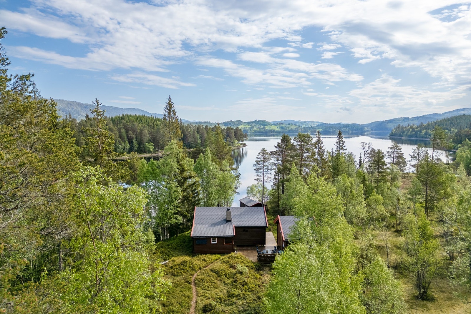 Dronefoto Galleribilde