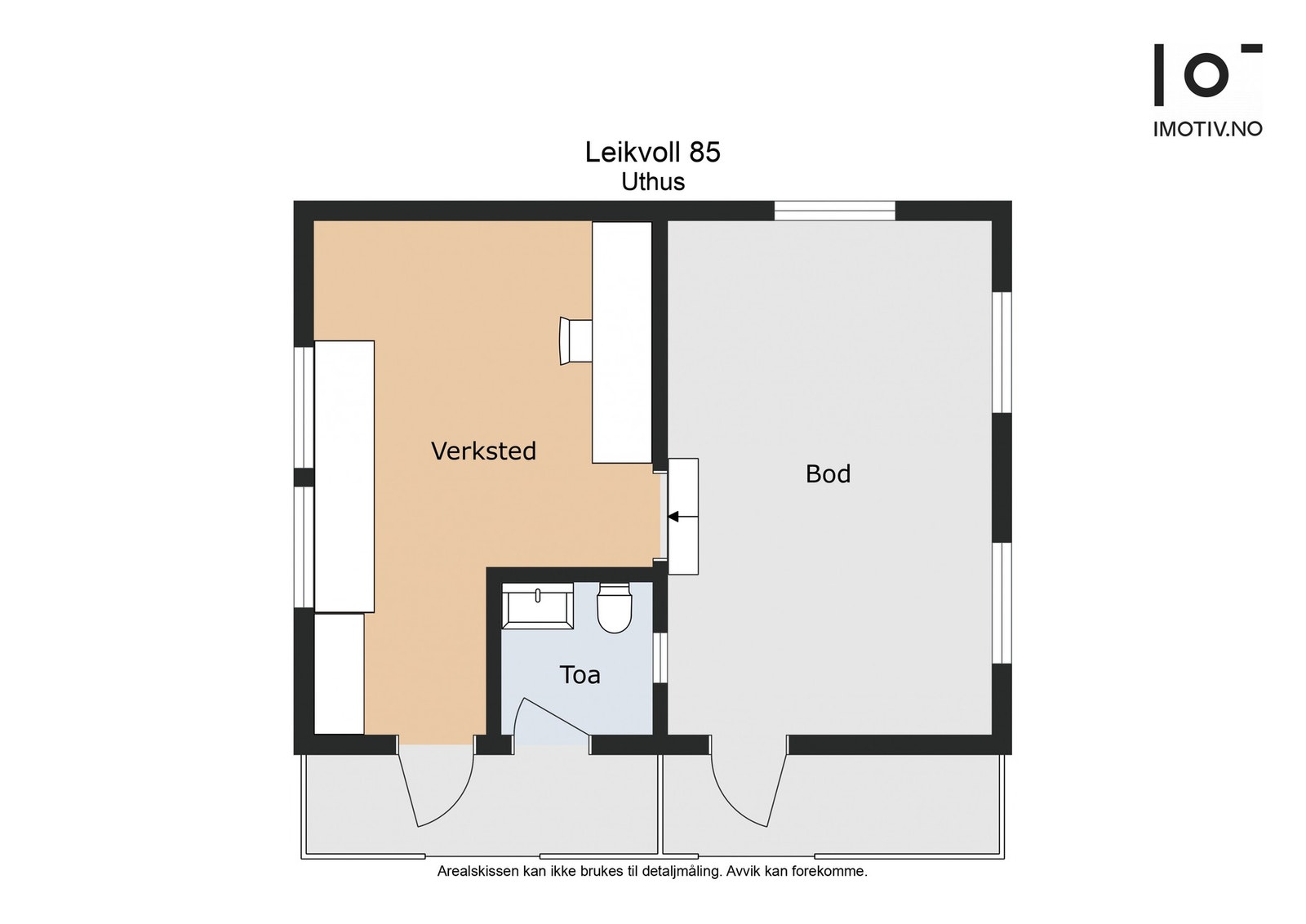 Plantegning anneks Galleribilde