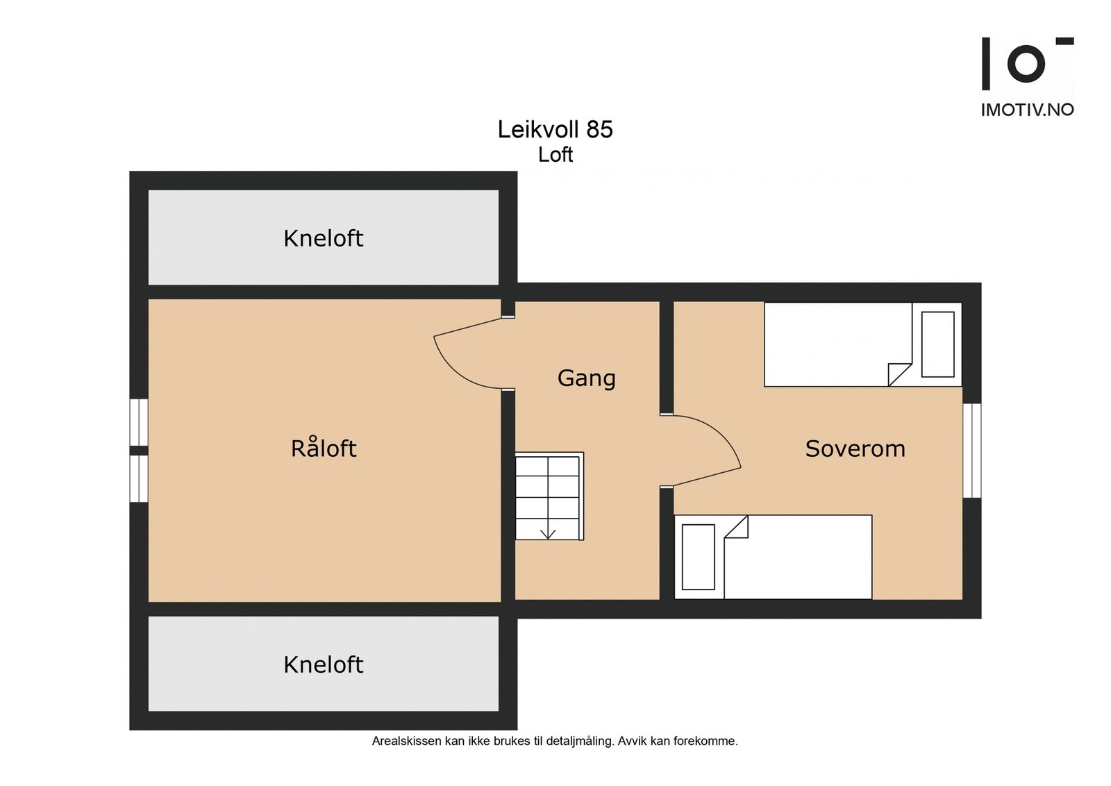 Plantegning loft Galleribilde