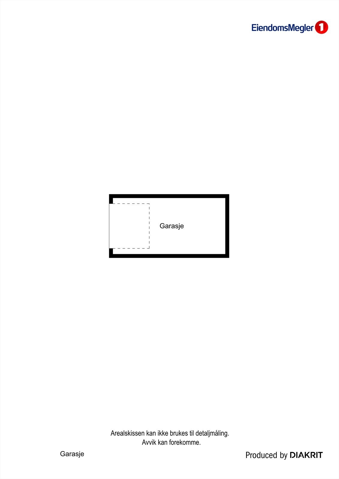 Garasjeplassen er på 10 m² og ligger i et felles anlegg. Galleribilde