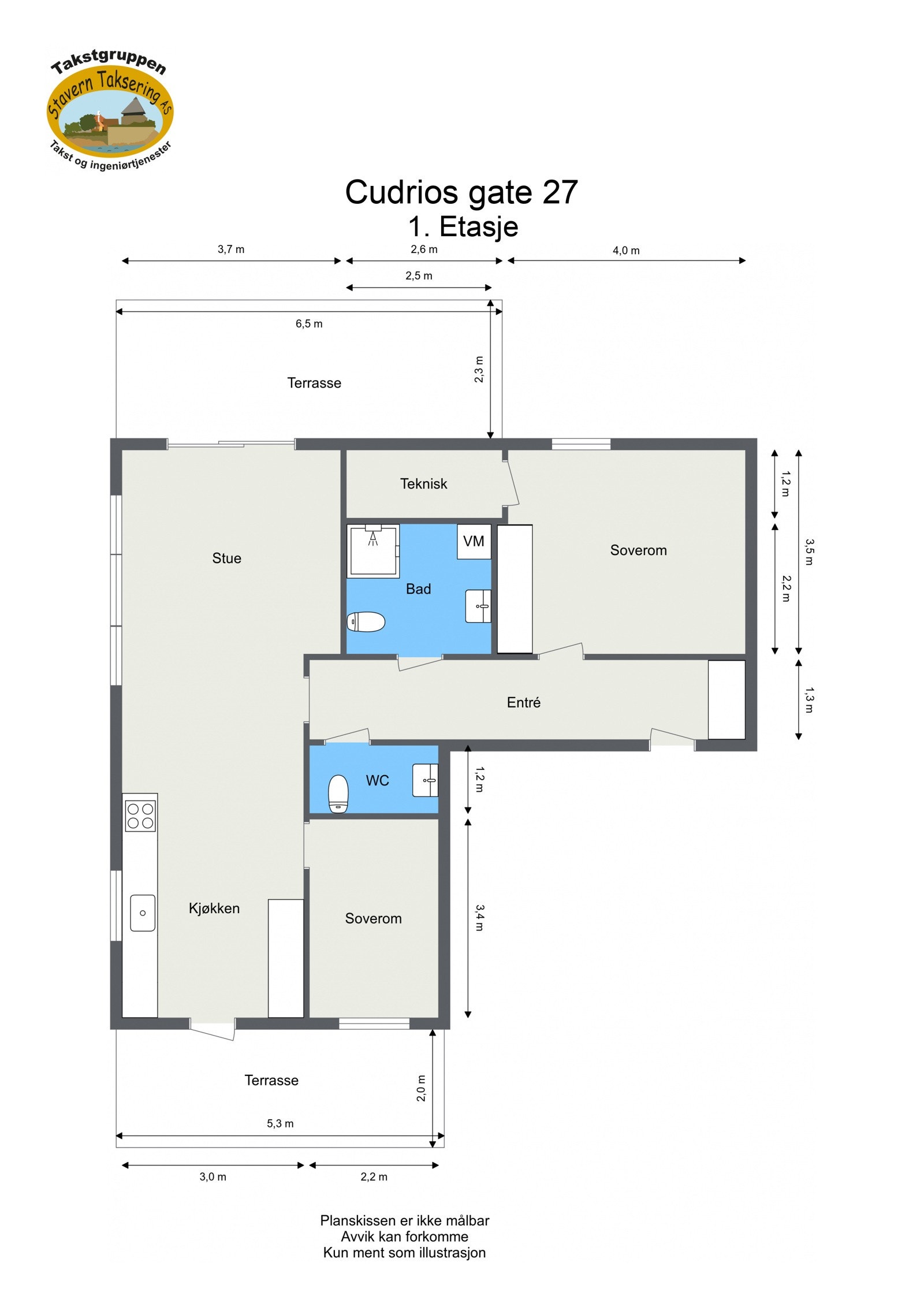 Plantegning Galleribilde