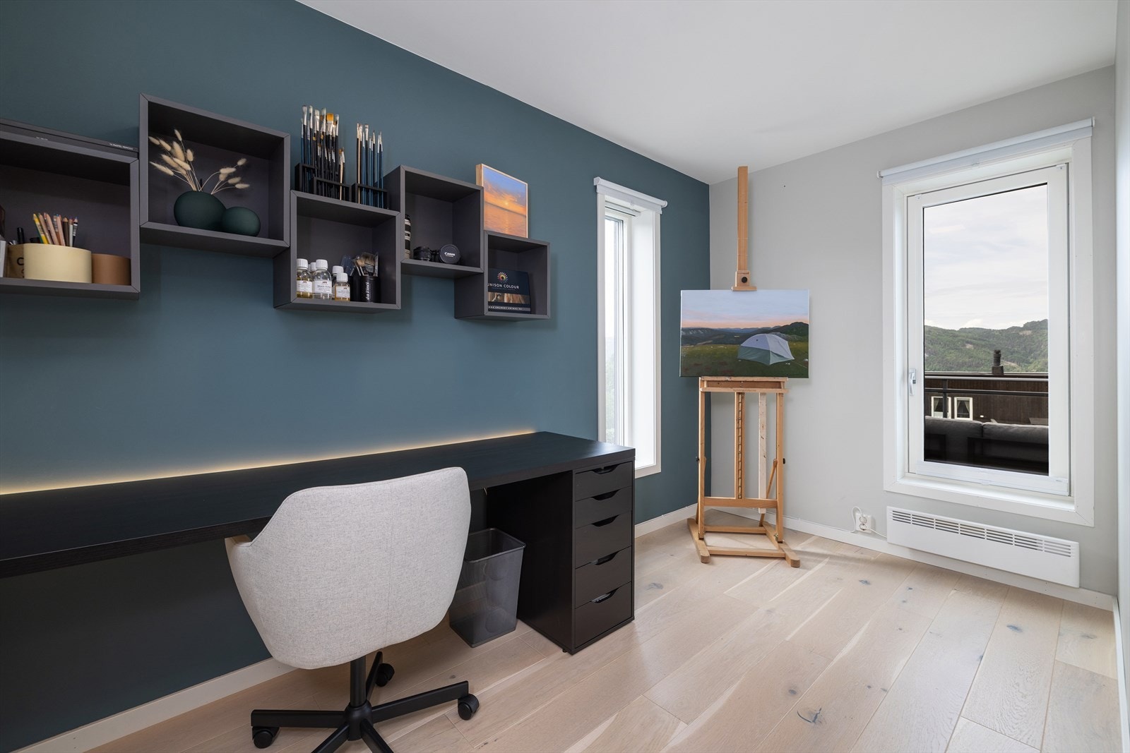 Soverom 2 med den samme gode standard som resten av boligen. Galleribilde