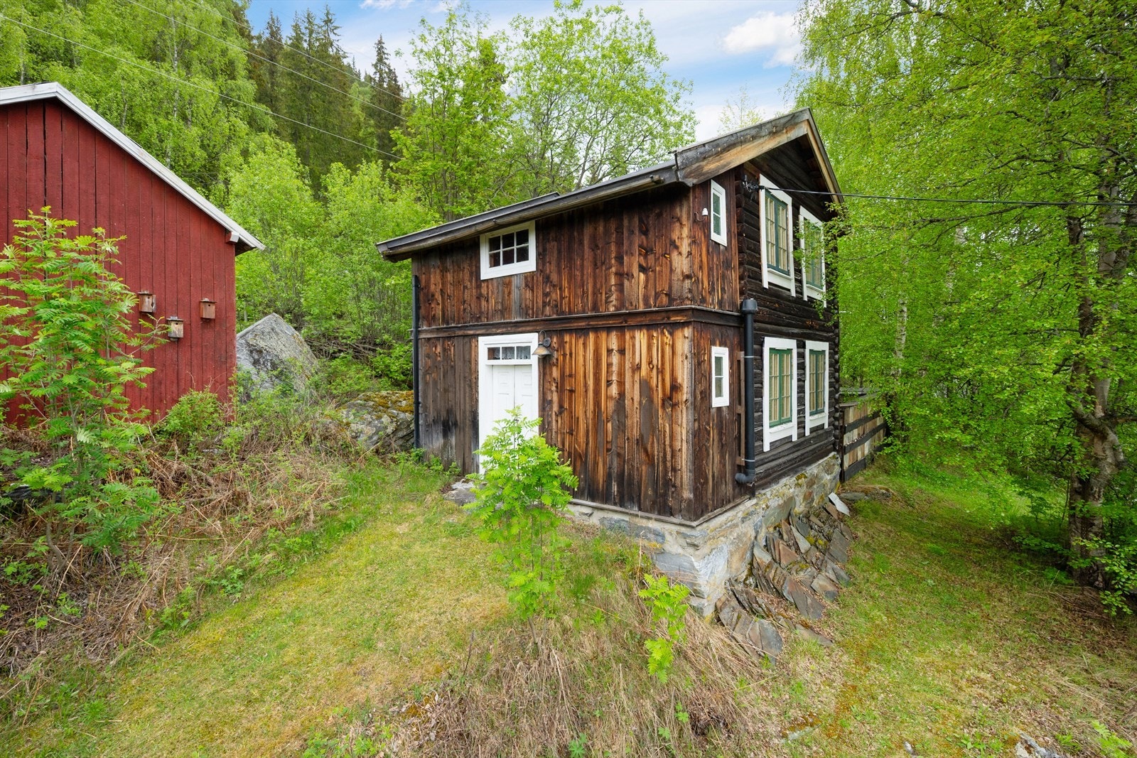 "Gammelstugu" er fra ca 1850 og går over to plan. Galleribilde
