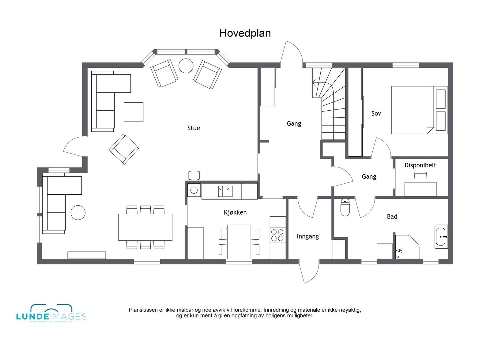 Plantegning Galleribilde