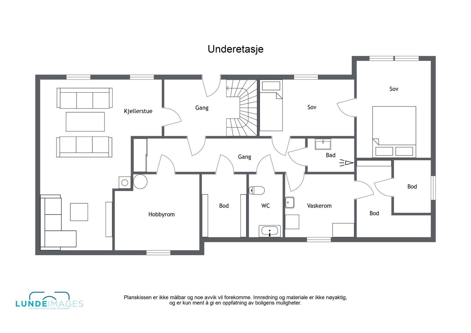 Plantegning Galleribilde