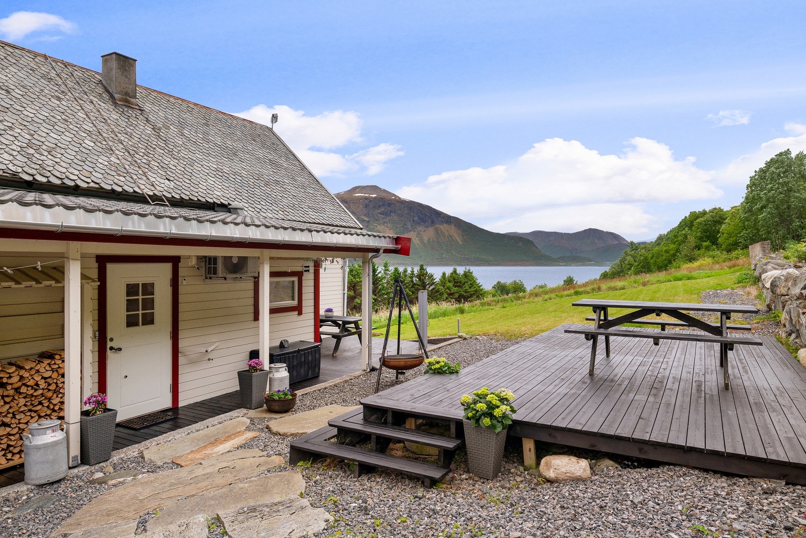 Trivelig og skjermet uteområde. Galleribilde