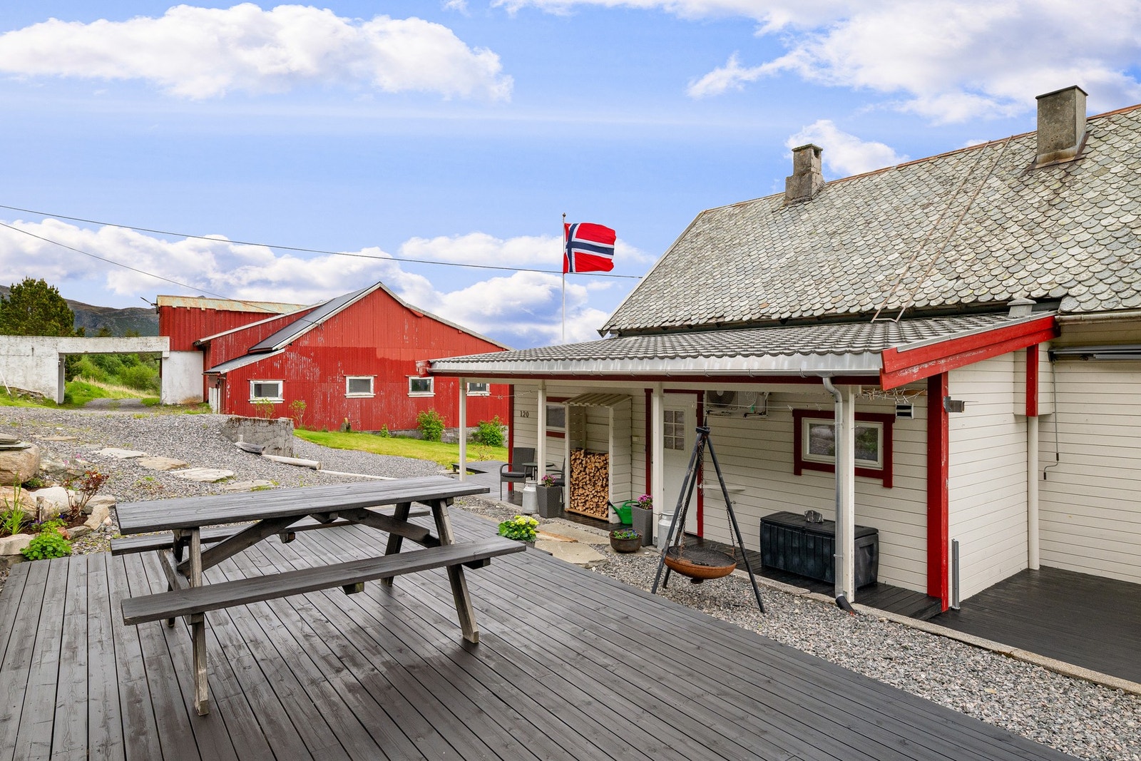 Trivelig og skjermet uteområde. Galleribilde