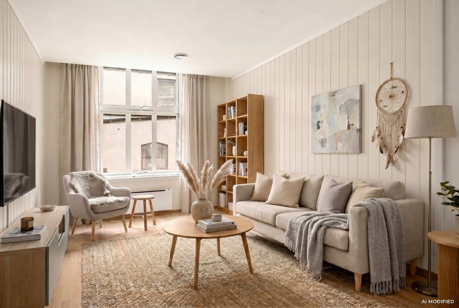 Velkommen til Grønnegata 61D! Fotograf: Bernat Tubau. Det gjøres oppmerksom på at det er benyttet digital styling på denne leiligheten. Galleribilde