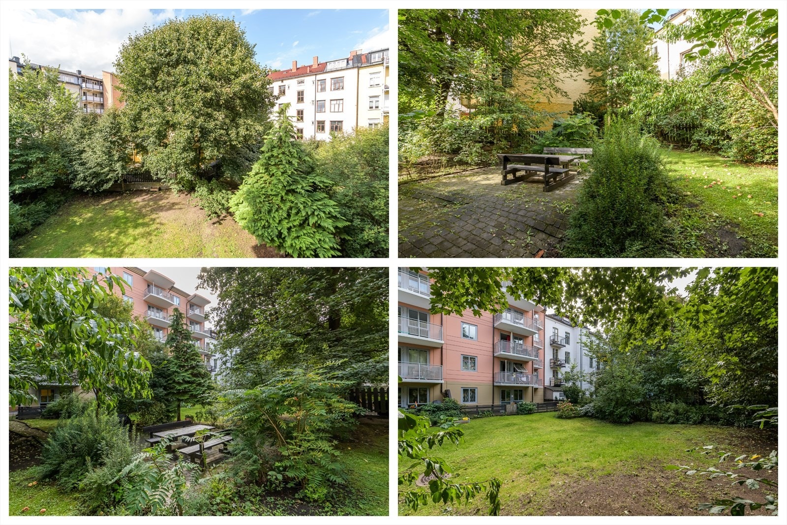 Nydelig, felles hage i sameiet. Galleribilde