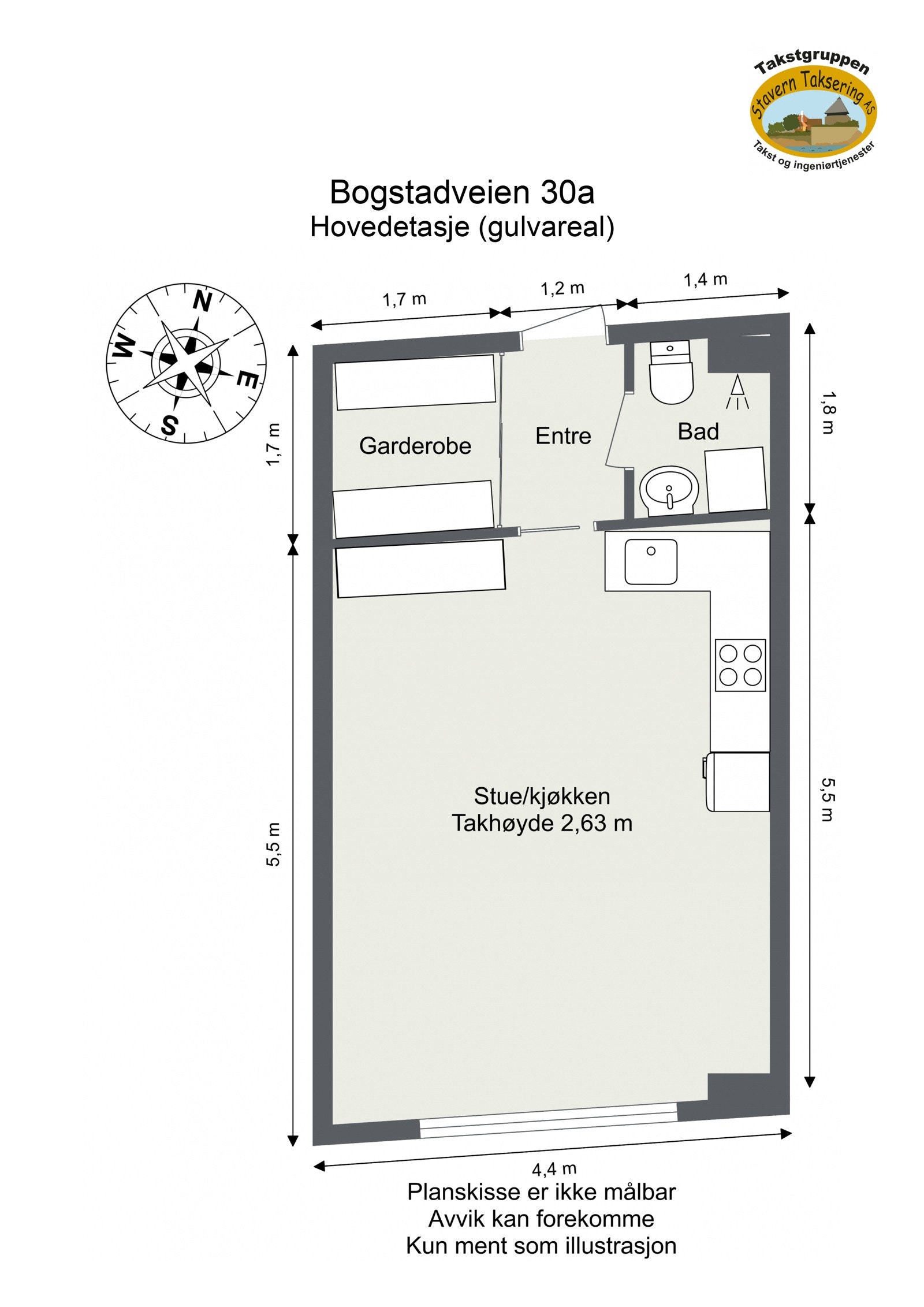 Plantegning Galleribilde