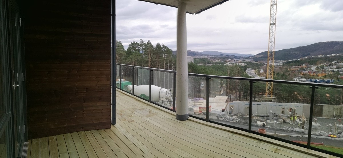 Nydelig terrasse Galleribilde