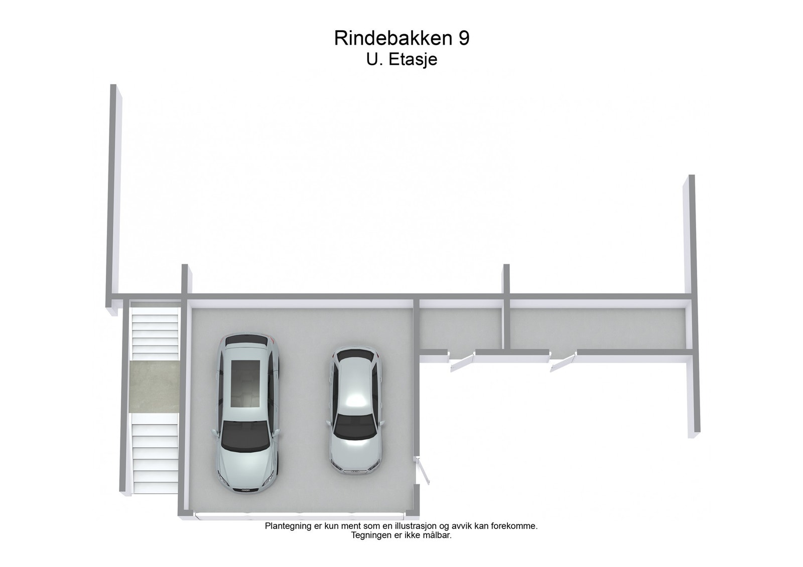 Rindebakken 9 - 3D - U. Etasje Galleribilde